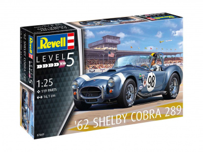 '62 Shelby Cobra 289 (1:25) Plastic Model Kit 07669 - Revell