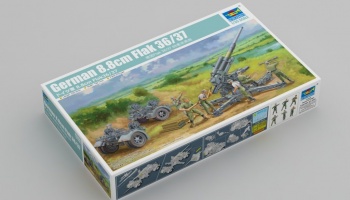 German 8.8cm Flak 36/37 1:35 - Trumpeter