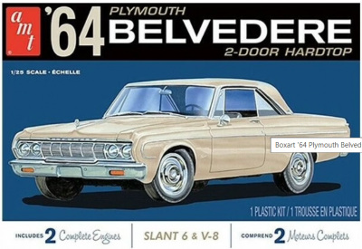 '64 Plymouth Belvedere 1:25 - AMT