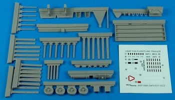 1/48 USAF F-2A flightline trailer (steel platform