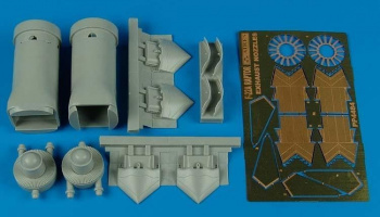 1/48 F/A-22A Raptor exhaust nozzles - opened posit