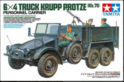 6X4 Truck Krupp Protze (Kfz.70) Personnel Carrier (1:35) - Tamiya