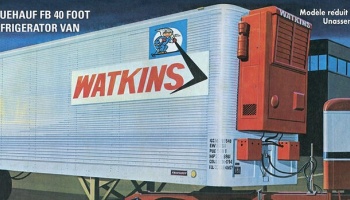 Reefer Fruehauf FB 40 Foot Refrigerator Van 1:25 - AMT