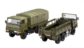 Ground Self-Defense Force 3 1/2t truck (2-car set) 1:72 - Fujimi