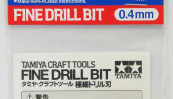 Fine Drill Bit (0.4mm) - Tamiya