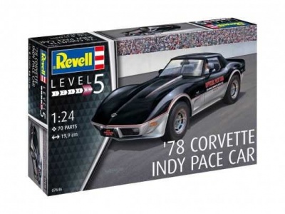 '78 Corvette Indy Pace Car (1:24) Plastic Model Kit 07646 - Revell