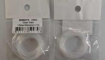 Clear tube 1,5 mm Diameter x 1m - MSM Creation
