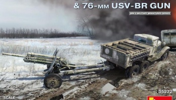 1/35 Soviet 2 t 6x4 Truck with 76 mm USV-BR Gun