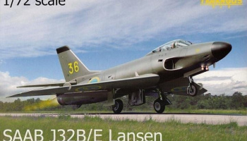 SAAB J32B Lansen fighter 1/72 - Tarangus