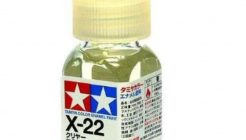 X-22 Bezbarvý Lak, Clear Enamel Paint X22 - Tamiya