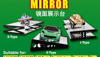 Mirror display stand V-type - Trumpeter