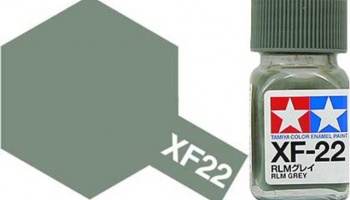 XF-22 RLM Šedá, RLM Grey Enamel Paint XF22 - Tamiya