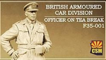 1/35 British Armoured Car Division Officer on Tea Break