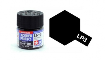 LP-3 Flat Black 10ml - Tamiya