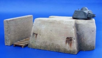 SLEVA  20% DISCOUNT- German bunker 1/35 – Plus Model