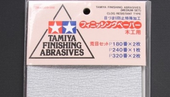 Finishing Abrasives Medium Set - Tamiya