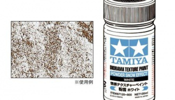 Diorama Texture Paint (Powder Snow Effect, White) - Tamiya