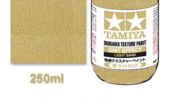 Diorama Texture Paint 250ml - Grit Effect, Light Sand - Tamiya