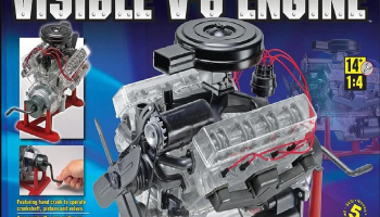 Visible V-8 Engine (1:4) Plastic ModelKit - Revell Monogram 8883