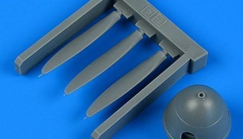 1/48 Bf 109F-4 propeller for EDUARD kit