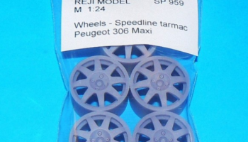 Wheels – Speedline tarmac / Peugeot 306 Maxi 5pcs. 1/24 - REJI MODEL