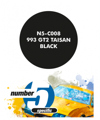993 GT2 Taisan Black  Paint for Airbrush 30 ml - Number 5