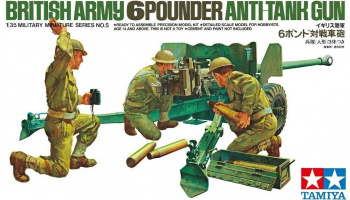 British Army 6 Pounder Anti-Tank Gun 1/35 - Tamiya