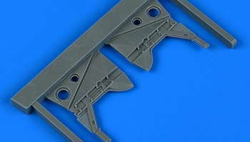 1/48 Hawker Hurricane undercarriage covers for HASEGAWA kit