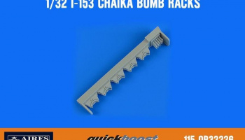 1/32 I-153 Chaika bomb racks for ICM kit