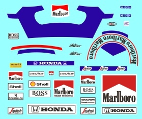 A. Prost Figure Decal (McLaren) 1/12 - MSM Creation