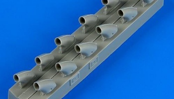 1/32 P-40E Warhawk exhaust
