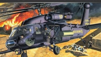 AH-60L DAP Black Hawk (1:35) - Academy