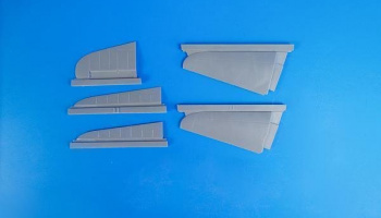 1/32 A6M5c Zero – Tail Control Surfaces for Hasega