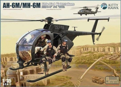 AH-6M/MH-6M Little Bird Night Stalkers with 6 Figures 1/35 – Kitty Hawk