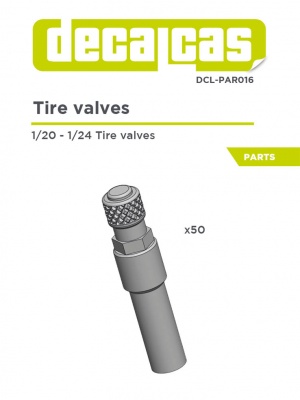 Air valve - Tire valves 1/24 - Decalcas