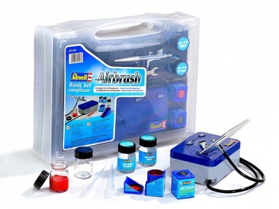 Airbrush Komplet Set - základní řada s kompresorem - Revell