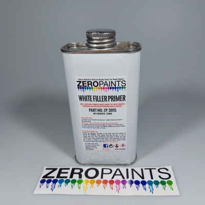 Airbrushing White Primer/Micro Filler (250ml) - Zero Paints