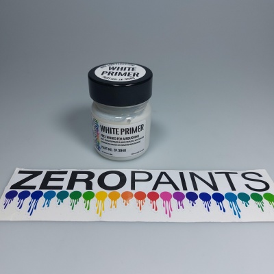 Airbrushing White Primer/Micro Filler 30ml - plastový obal - Zero Paints