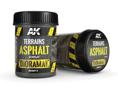 AK DIORAMA AK8013 TERRAINS ASPHALT - 250ml (Acrylic) - AK-Interactive