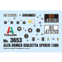 ALFA ROMEO GIULIETTA SPIDER 1300 (1:24) Model Kit 3653 - Italeri