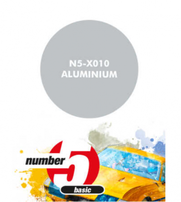 Aluminium  Paint for Airbrush 30 ml - Number 5