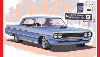 1964 Chevrolet Impala Super Street Rod 1/25 - AMT
