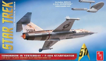 Star Trek The Original Series F-104 Starfighter "Tomorrow is Yesterday" 1/48 -  AMT