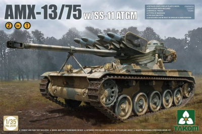 AMX-13/75 SS11 ATGM French Light Tank - Takom