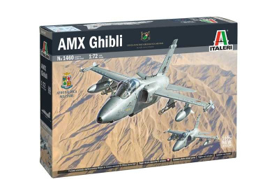 AMX Ghibli (1:72) Model Kit letadlo 1460 - Italeri
