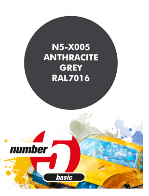 Anthracite Grey RAL7016  Paint for Airbrush 30 ml - Number 5