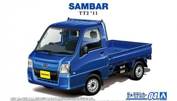 SUBARU TT2 SAMBAR TRUCK WR BLUE LIMITED '11 1/24 - Aoshima