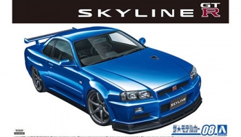 NISSAN BNR34 SKYLINE GT-R V-specⅡ '02 1/24 - Aoshima