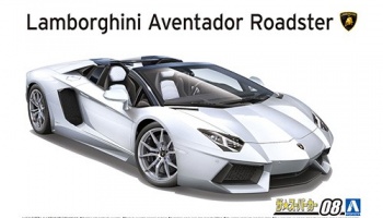 12 LAMBORGHINI AVENTADOR ROADSTER 1/24 - Aoshima