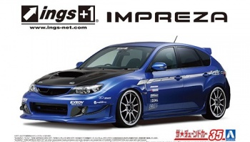 ings GRB IMPRESA WRX STI '07(SUBARU) 1/24 - Aoshima